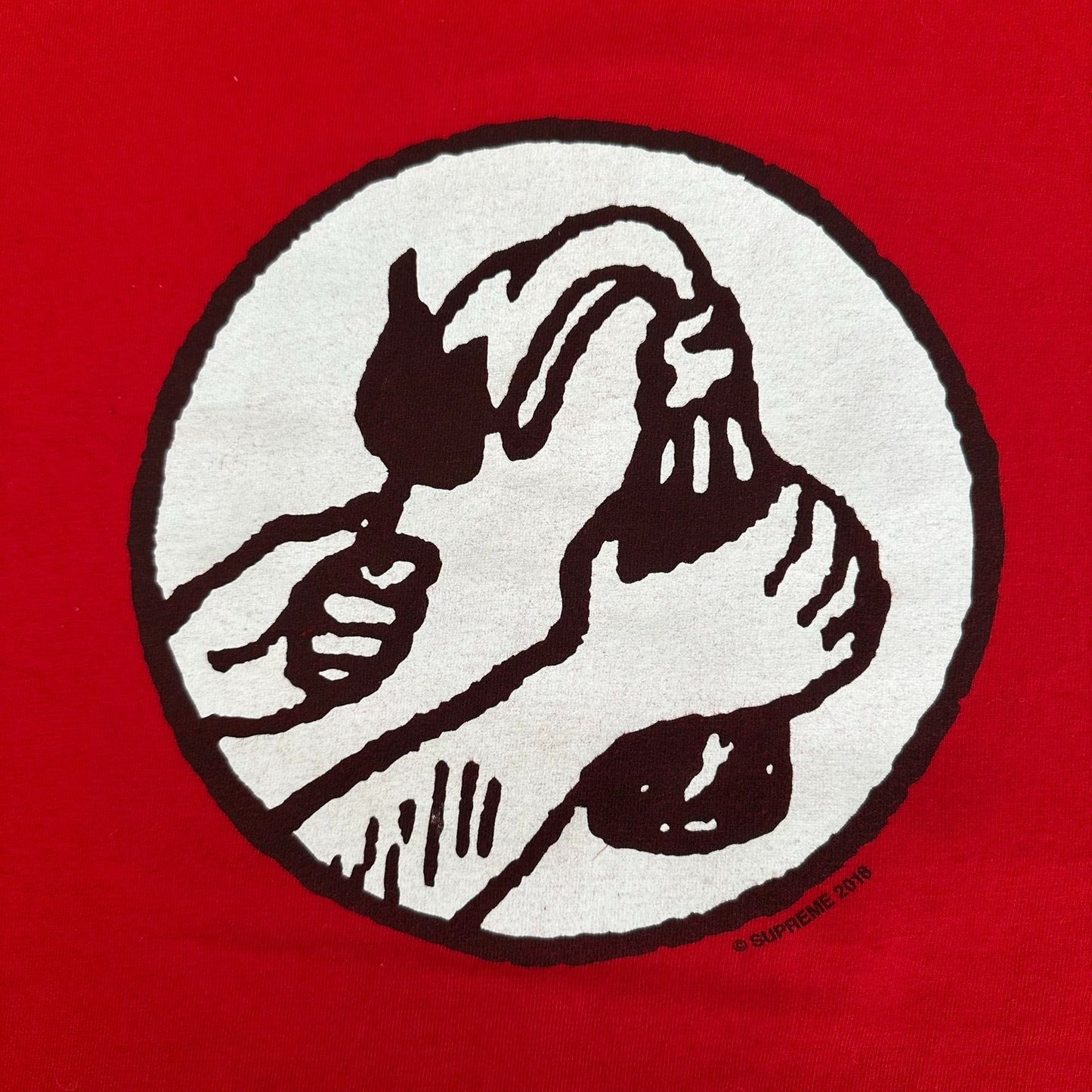 Supreme Molotov T-Shirt Red M Streetwear Skater Punk SS18