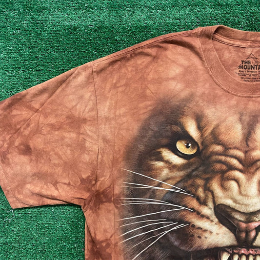 Vintage Y2K Sabertooth Tiger Shirt Prehistoric Animal Nature