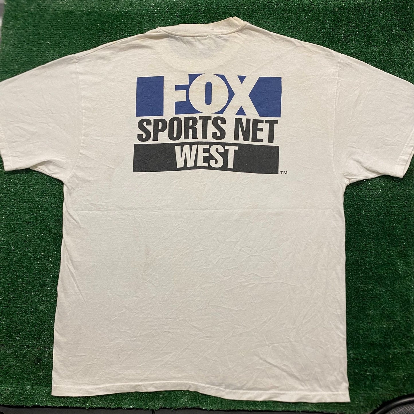 Vintage 90s FOX Sports Los Angeles TV Logo Television Tee