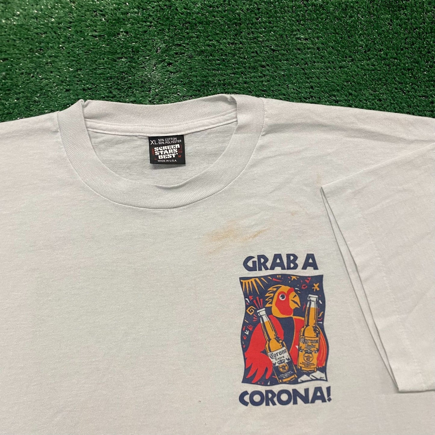 Vintage 90s Essential Corona Beer Single Stitch T-Shirt