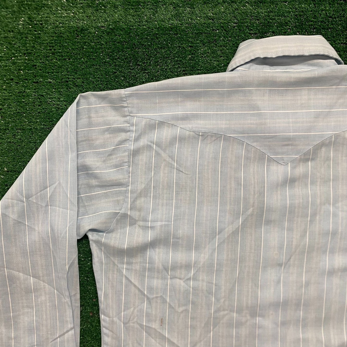 Vintage 80s Panhandle Slim Striped Pearl Snap Western Shirt