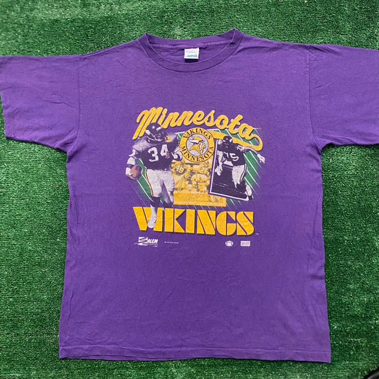 Vintage 90s Minnesota Vikings Football Single Stitch T-Shirt