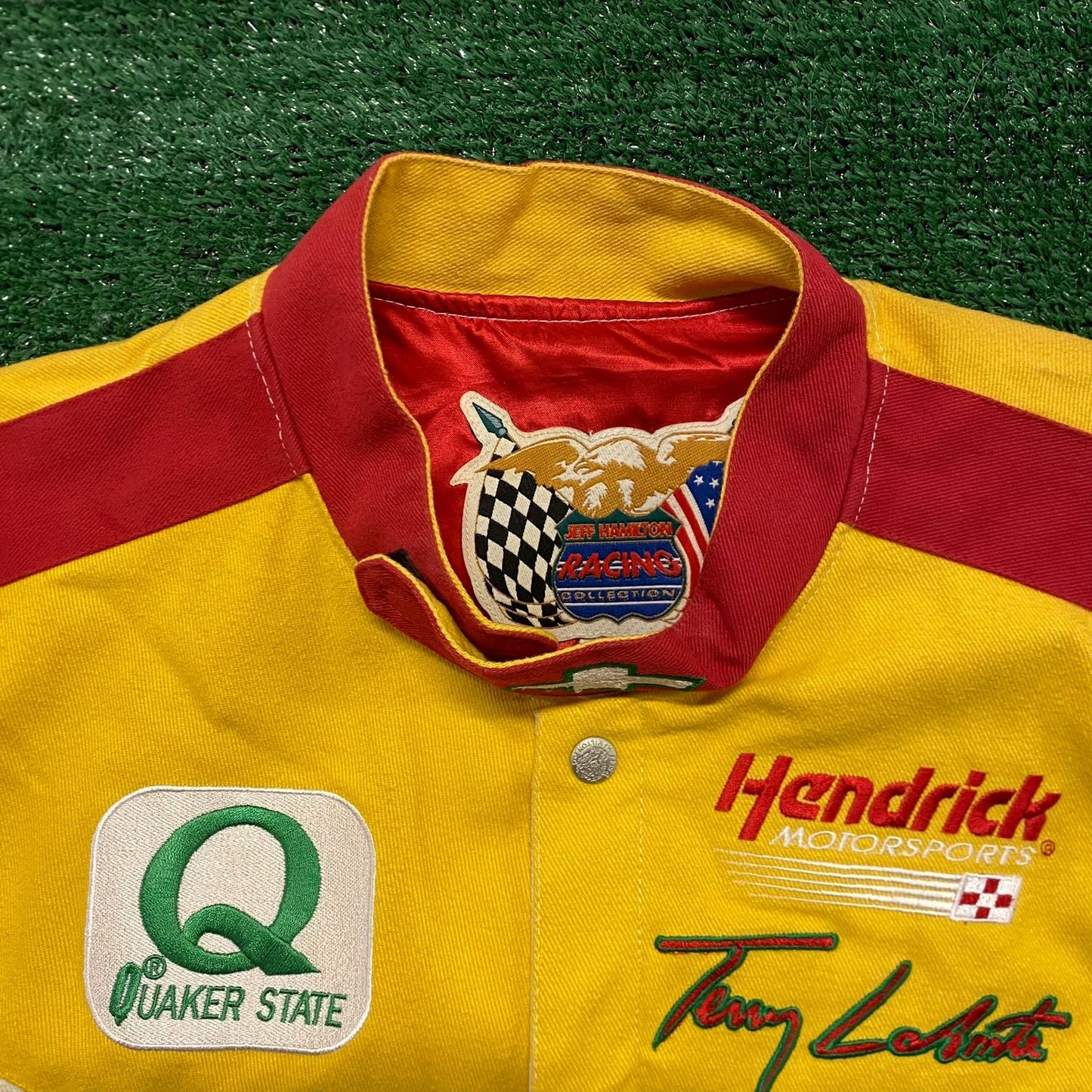 Jeff Hamilton Corn Flakes Vintage NASCAR Racing Jacket