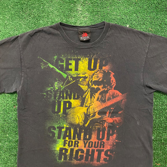 Bob Marley Stand Up Vintage Reggae Band T-Shirt