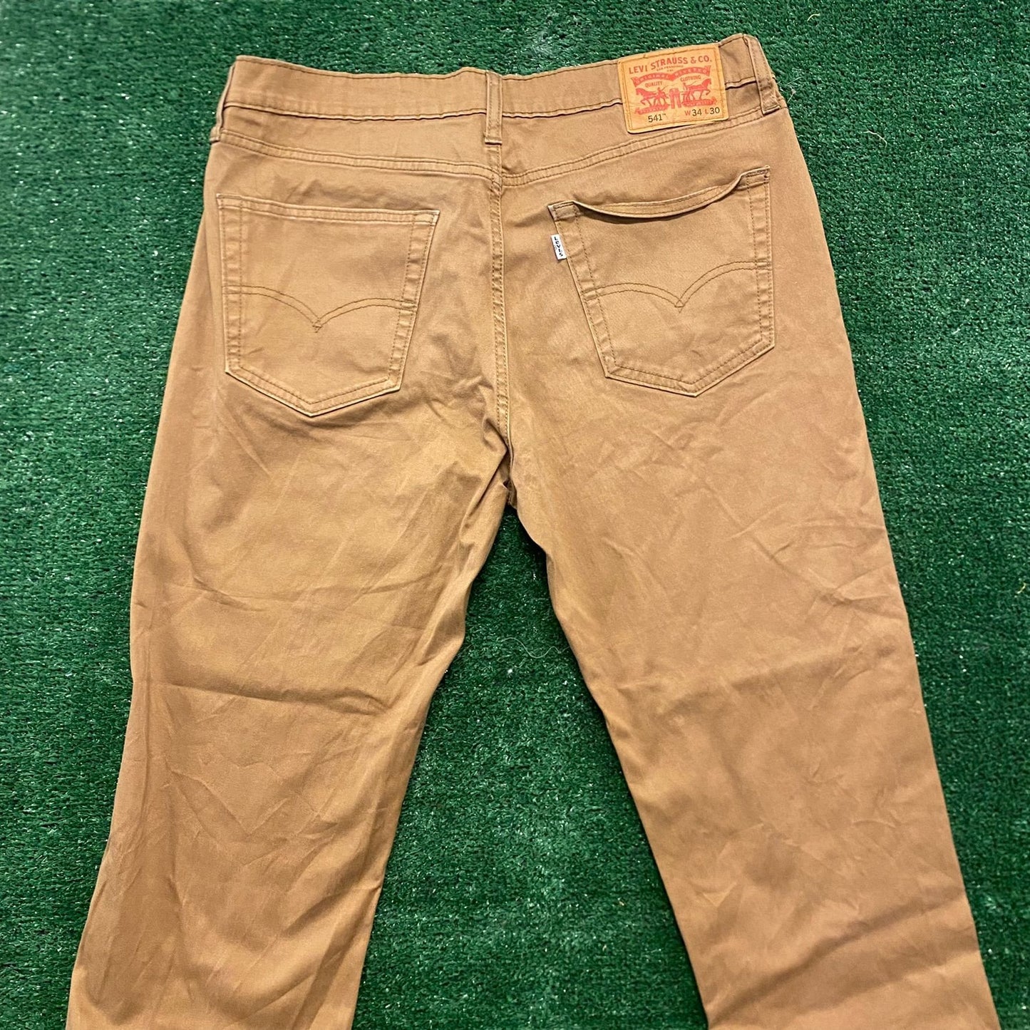 Levi's 541 Athletic Taper Fit Khakis Vintage Work Pants