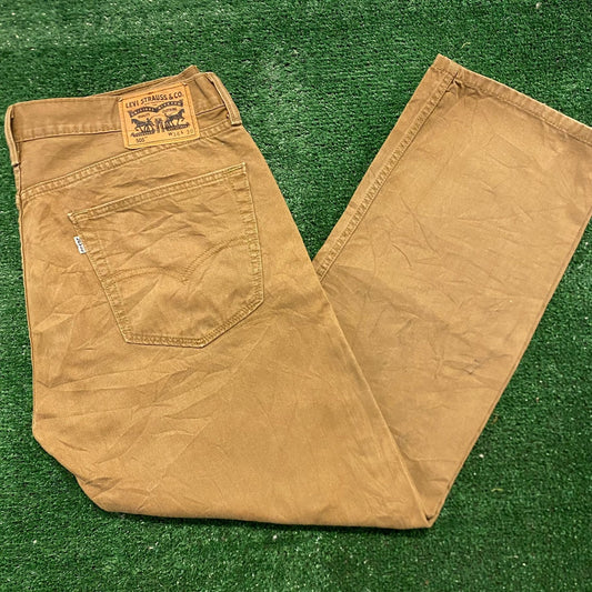 Levi's 505 Straight Fit Vintage Khakis Chinos Work Pants