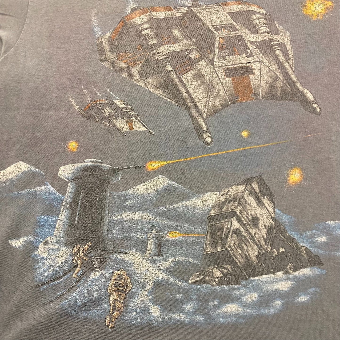 Star Wars AT-AT Hoth Battle Vintage 90s Movie T-Shirt