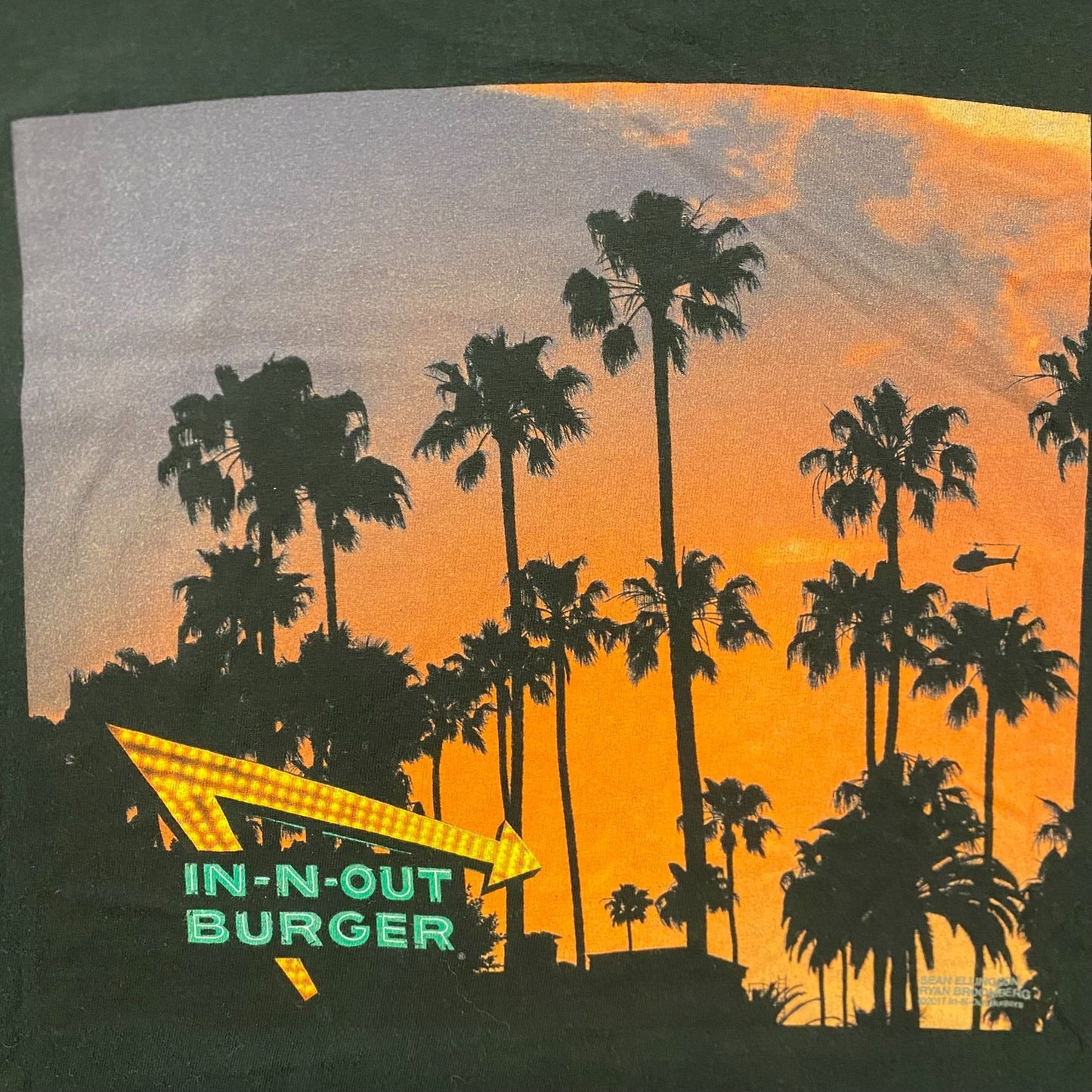 In N Out Burger California Vintage Fast Food T-Shirt