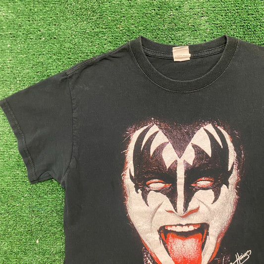 Vintage Y2K KISS Gene Simmons Essential Metal Rock Band Tee