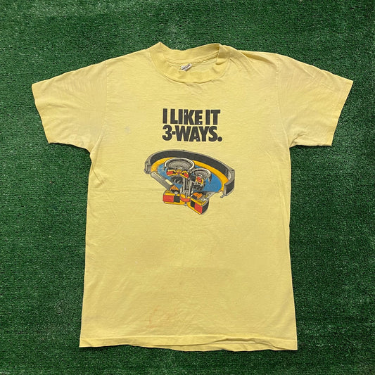 Vintage 70s 80s Pioneer 3 Way Single Stitch T-Shirt
