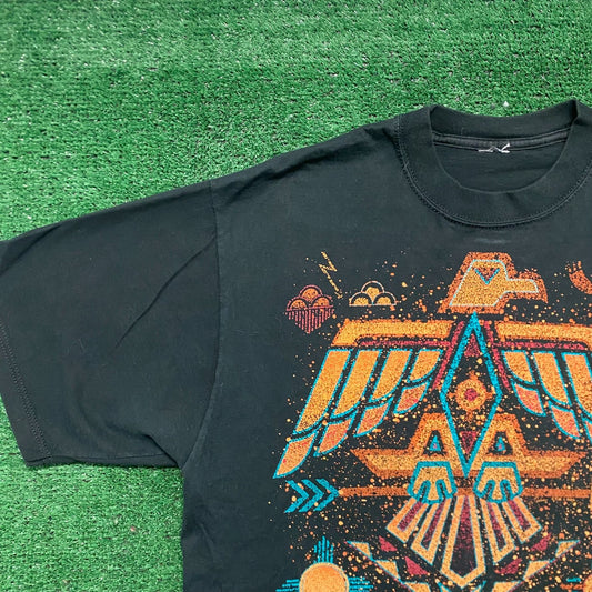 Vintage 90s Utah Native Tribal Shirt Tourist Nature Art Tee