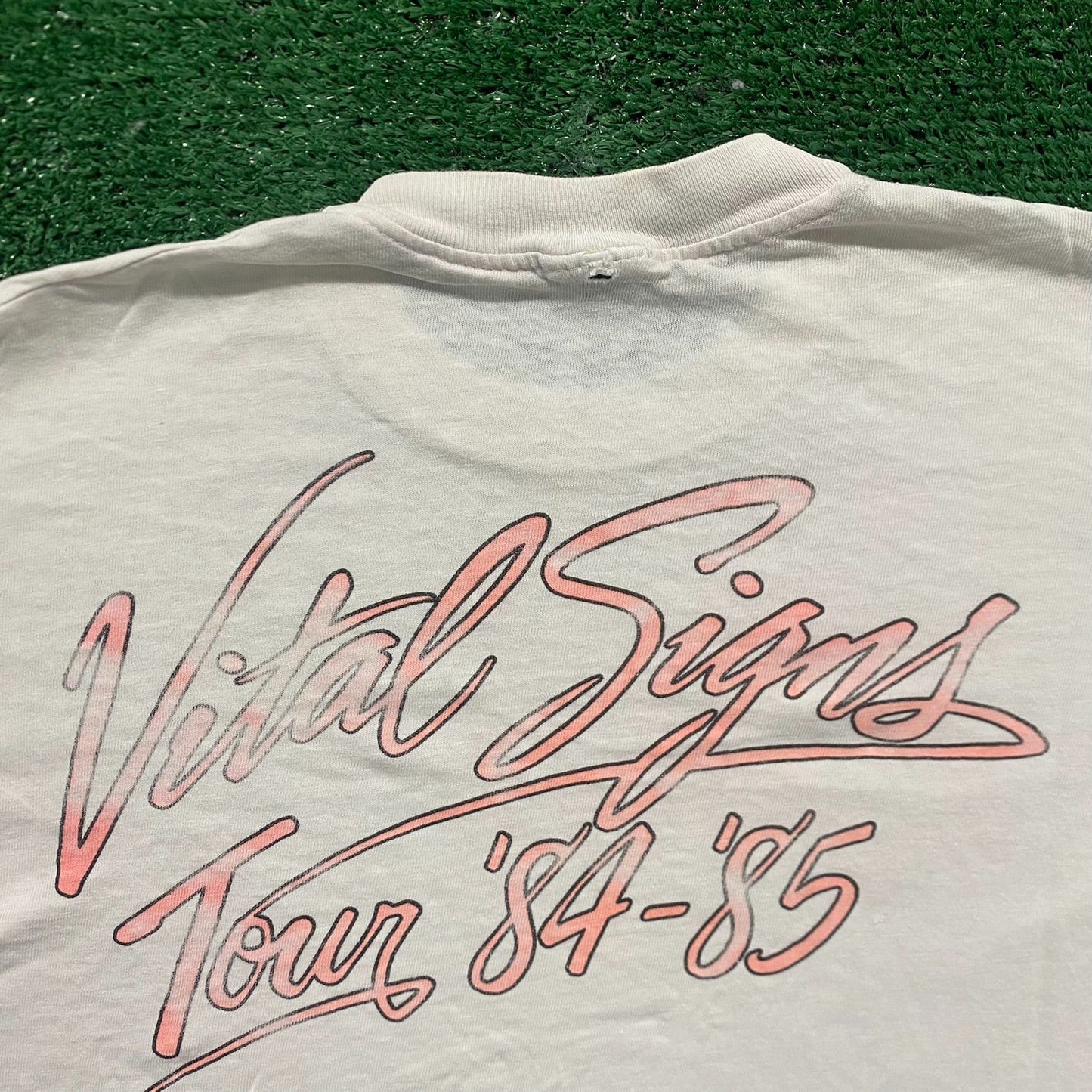 Vintage 80s Survivor Rock Band Shirt Vital Signs Tour Tee