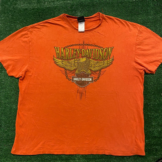 Vintage Y2K Harley-Davidson Wings Essential Biker T-Shirt