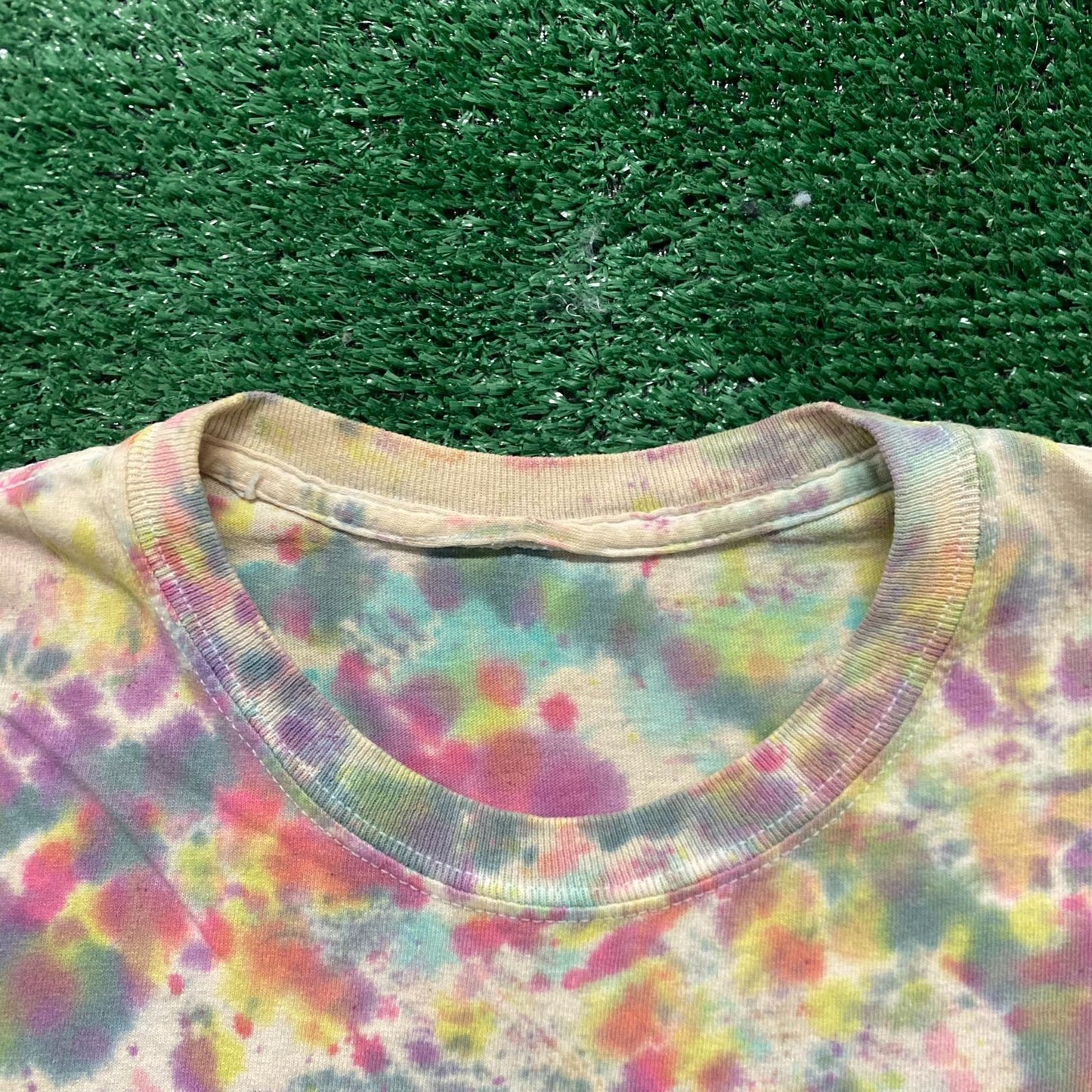 Vintage 90s Weed Marijuana Leaf Shirt Tie Dye Stoner 420 Tee