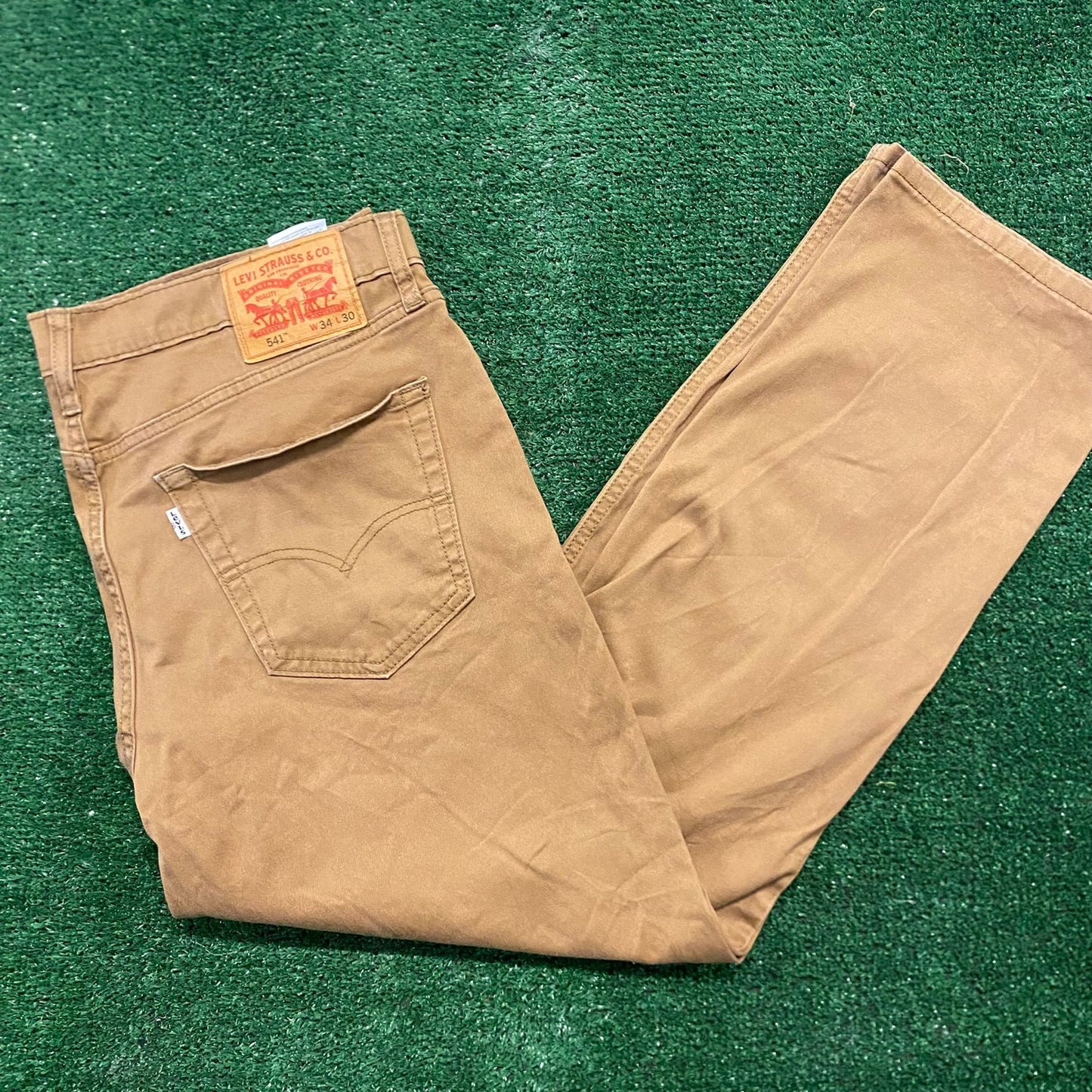Levi's 541 Athletic Taper Fit Khakis Vintage Work Pants