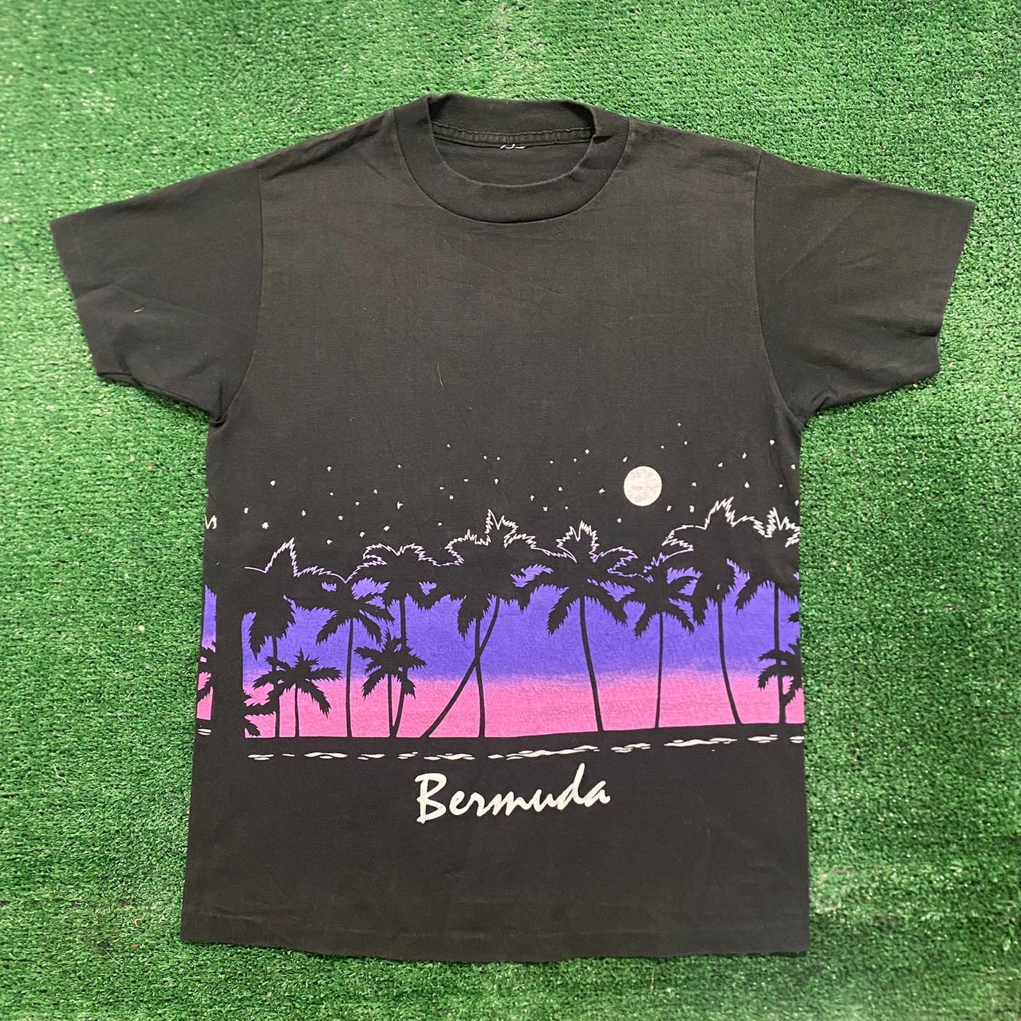 Vintage 80s Bermuda Landscape Nature Single Stitch Tourist Tee