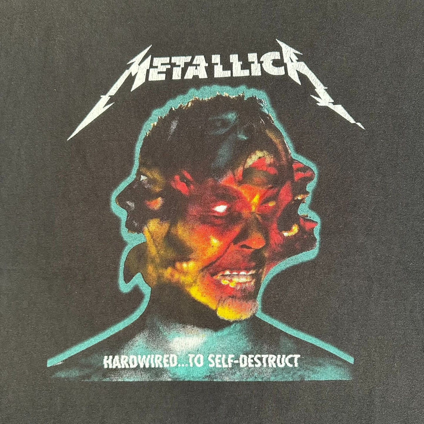 Metallica Hardwired To Self Destruct WorldWired Tour T-Shirt Black L Grunge Punk