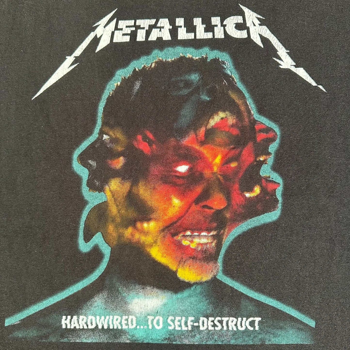 Metallica Hardwired To Self Destruct WorldWired Tour T-Shirt Black L Grunge Punk