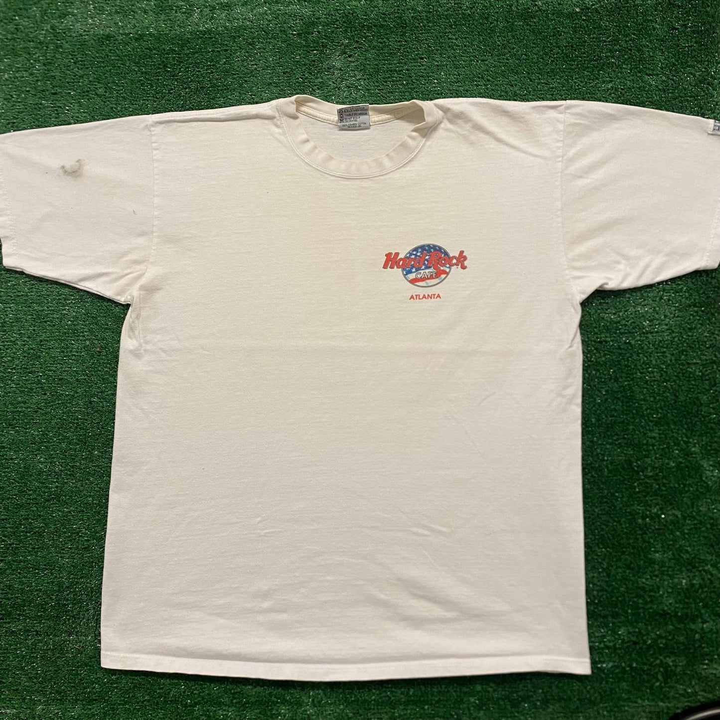 Vintage 90s Hard Rock Atlanta Essential Tourist T-Shirt