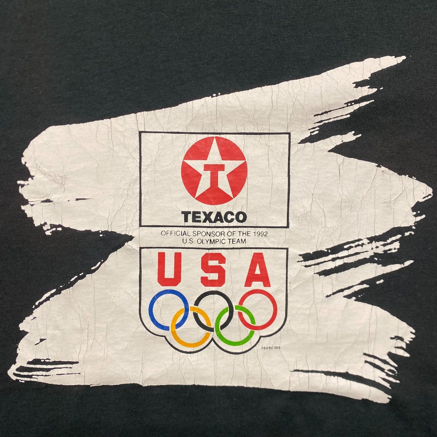 Vintage 90s Team USA Olympics Shirt Single Stitch Texaco Tee