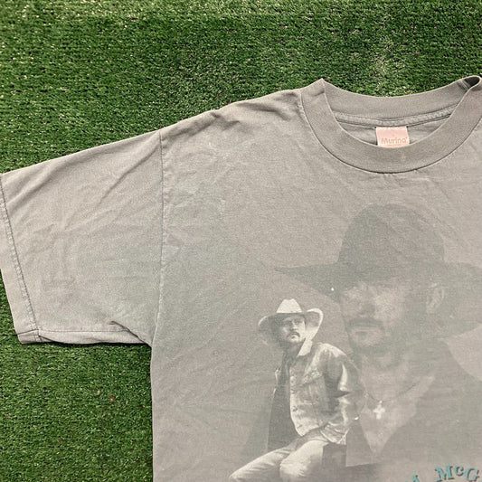 Vintage 90s Tim McGraw Country Western Music Band Tee