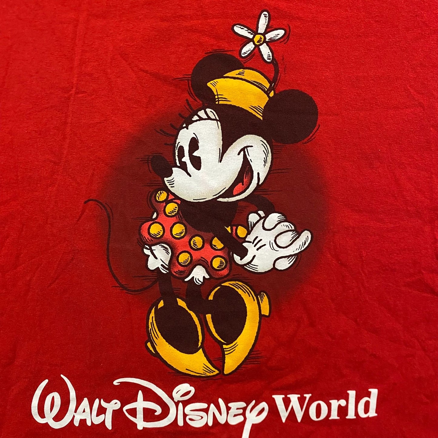 Vintage Y2K Minnie Walt Disney World Essential Cartoon Tee