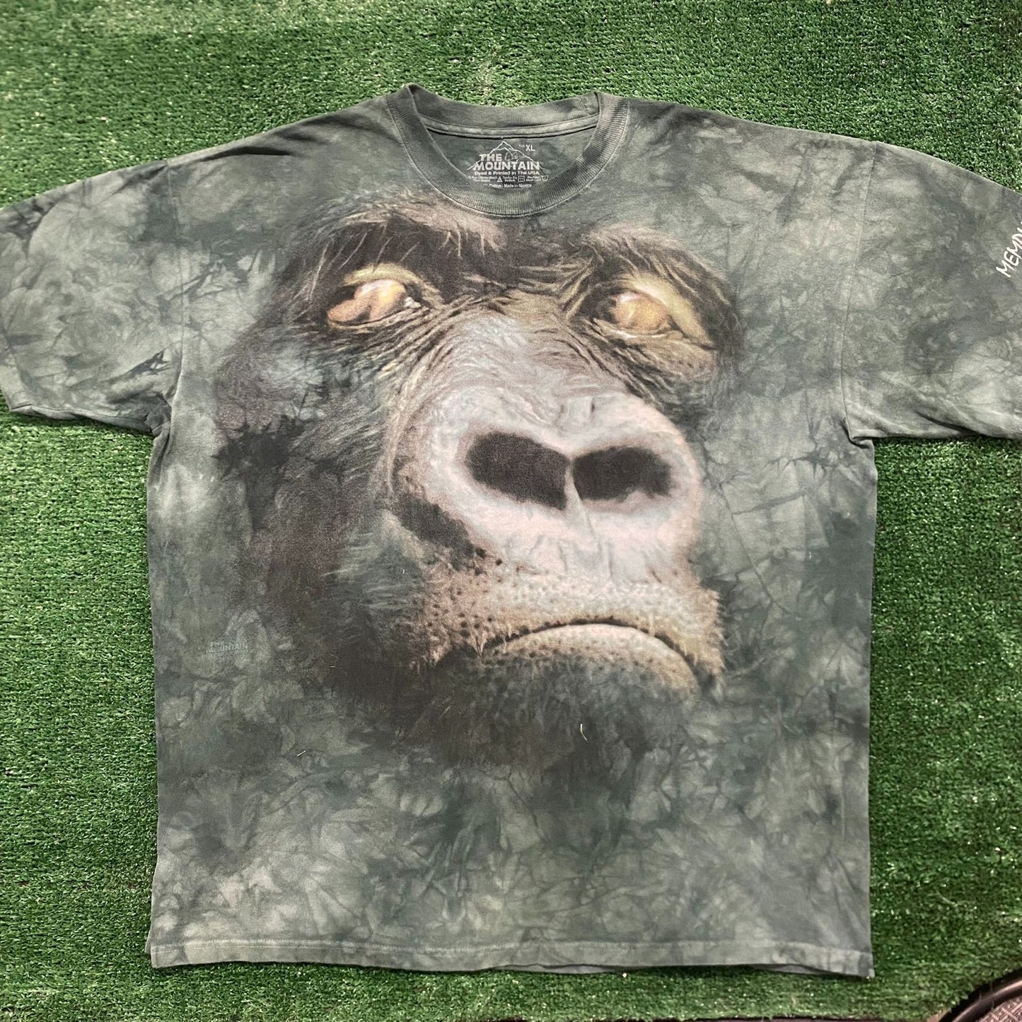 Vintage Y2K Essential Mountain Gorilla Nature AOP T-Shirt