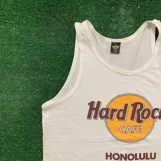 Vintage 90s Hard Rock Honolulu Hawaii Single Stitch Tank