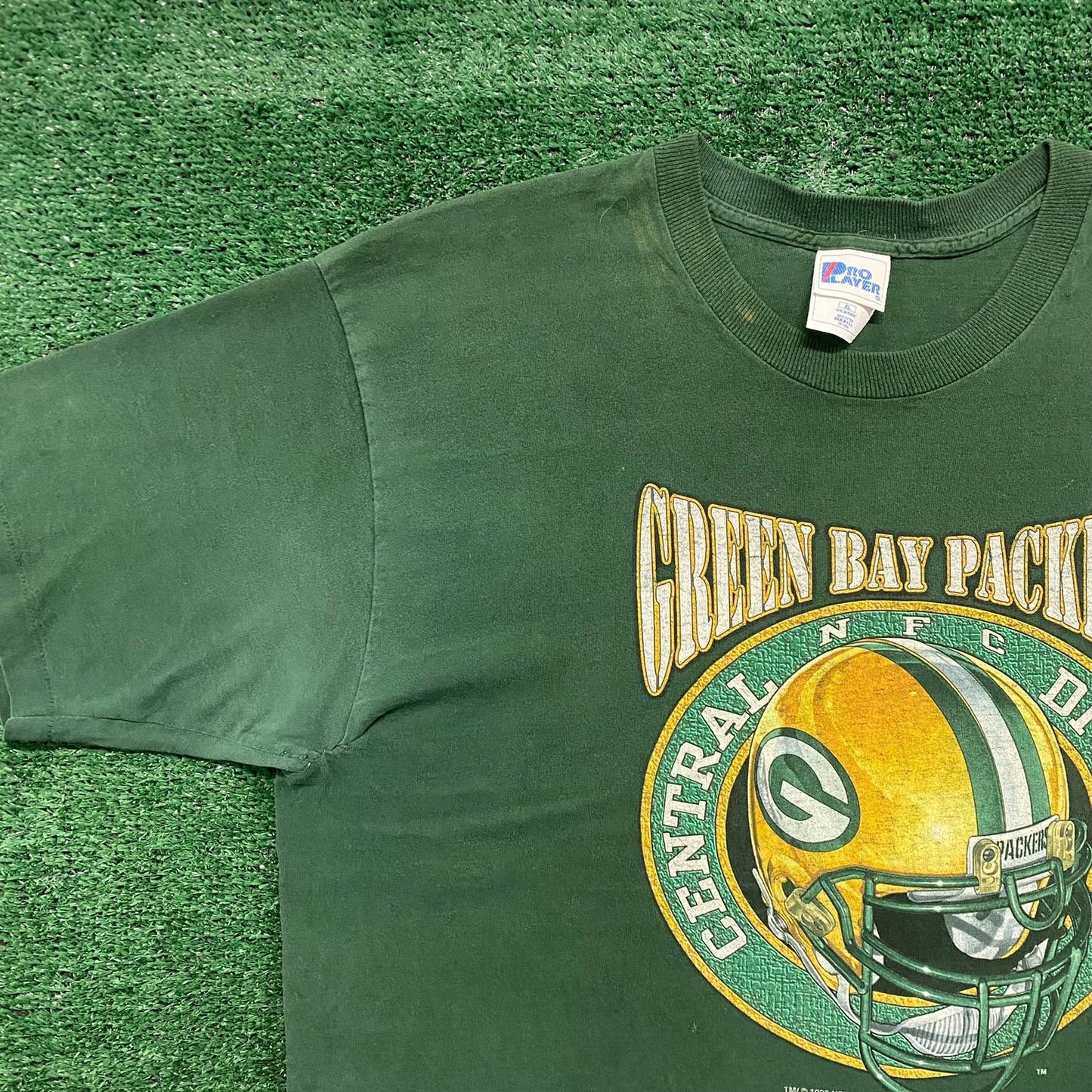 Vintage 90s Essential Baggy Green Bay Packers Sports T-Shirt