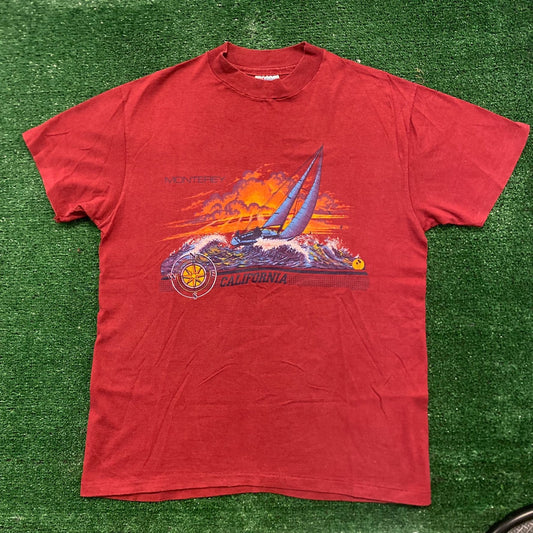 Vintage 80s Monterey California Single Stitch T-Shirt