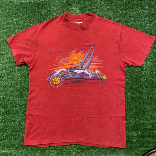 Vintage 80s Monterey California Single Stitch T-Shirt