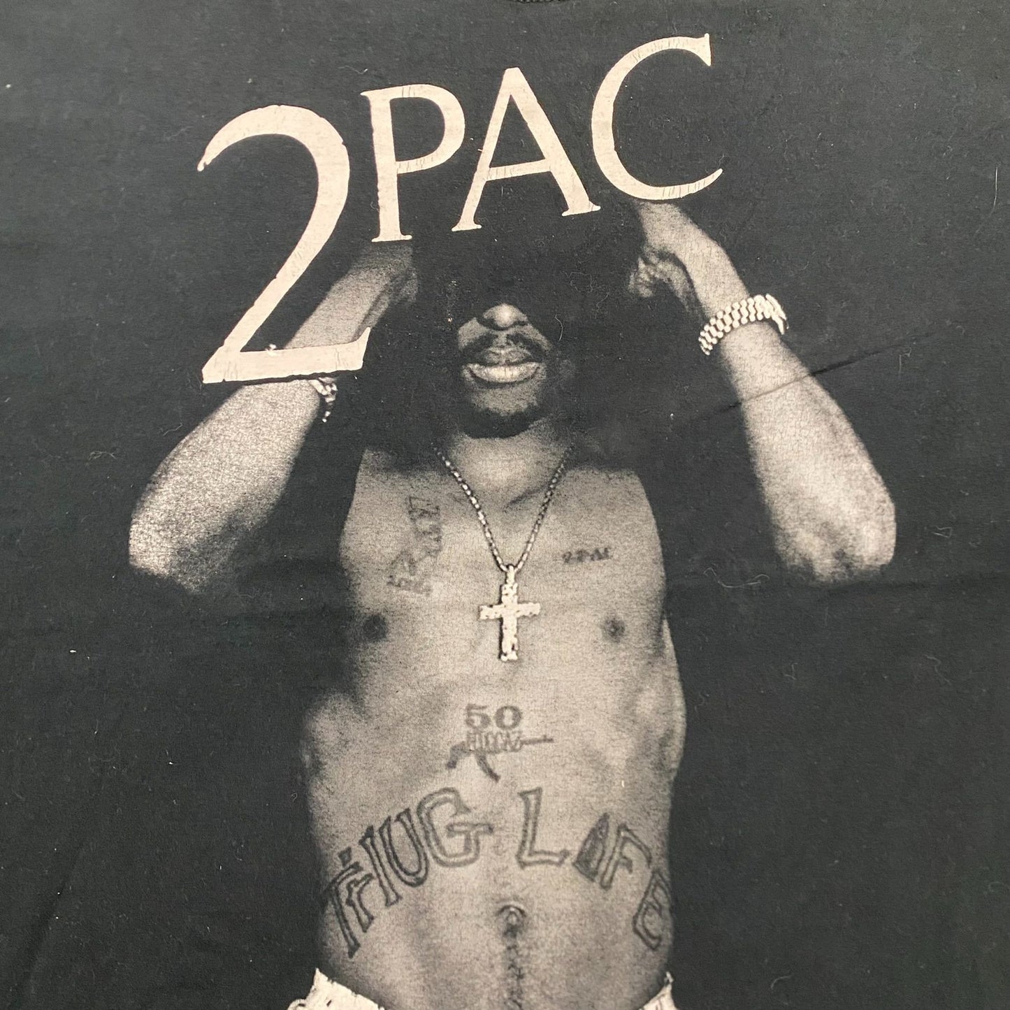 Vintage Y2K Baggy 2PAC Tupac Essential Rap Tee