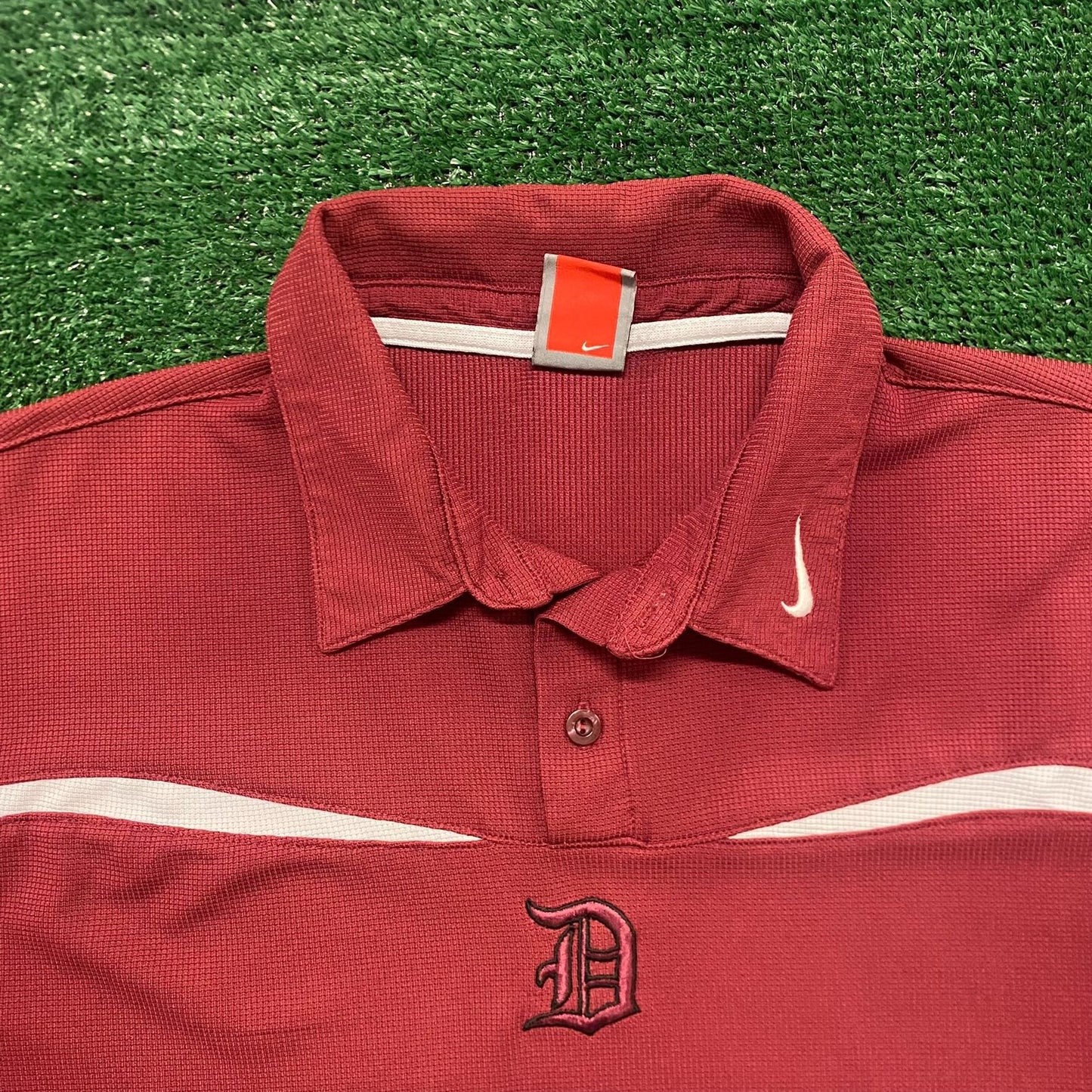 Vintage Y2K Nike Team Detroit Tigers Baseball Polo Shirt