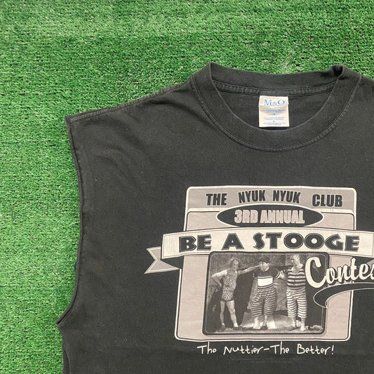Vintage Y2K Three Stooges Baggy Essential Funny Movie Tank