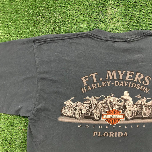 Vintage 90s Harley Davidson Single Stitch Motorcycle Tee