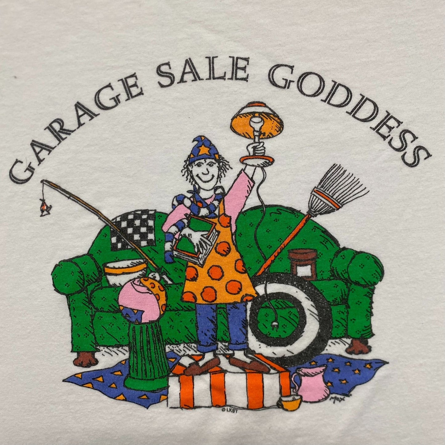 Vintage 90s Garage Sale Goddess Essential Single Stitch Tee