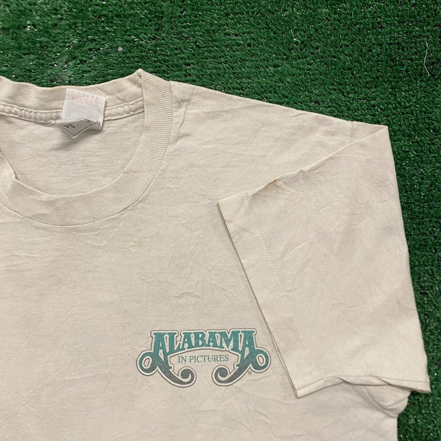 Vintage 90s Alabama Rock Band Pictures Single Stitch Tee