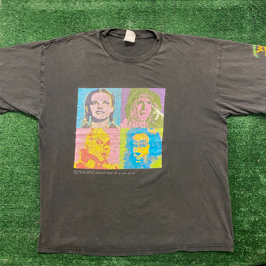 Vintage Y2K Wizard of Oz Andy Warhol Pop Art Faded Movie Tee