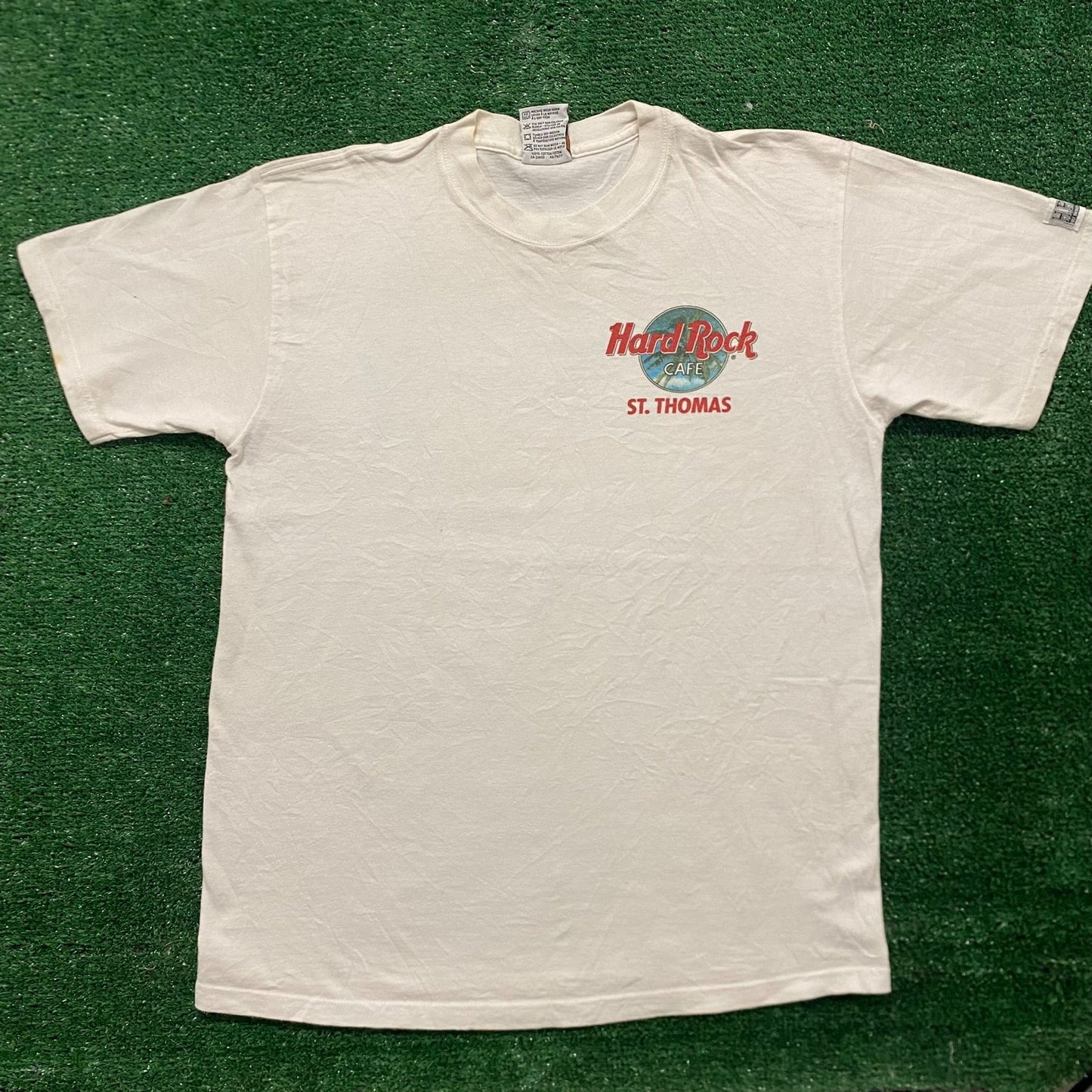 Vintage Y2K Hard Rock Cafe St. Thomas Tourist T-Shirt