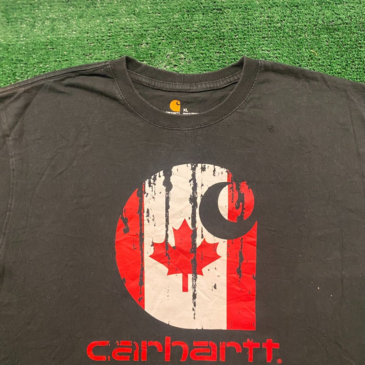 Carhartt Workwear Canada Flag Vintage T-Shirt