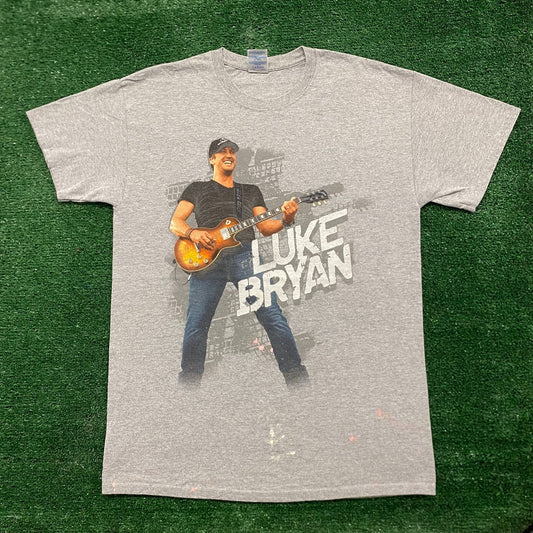 Vintage Y2K Luke Bryan Country Music Band T-Shirt