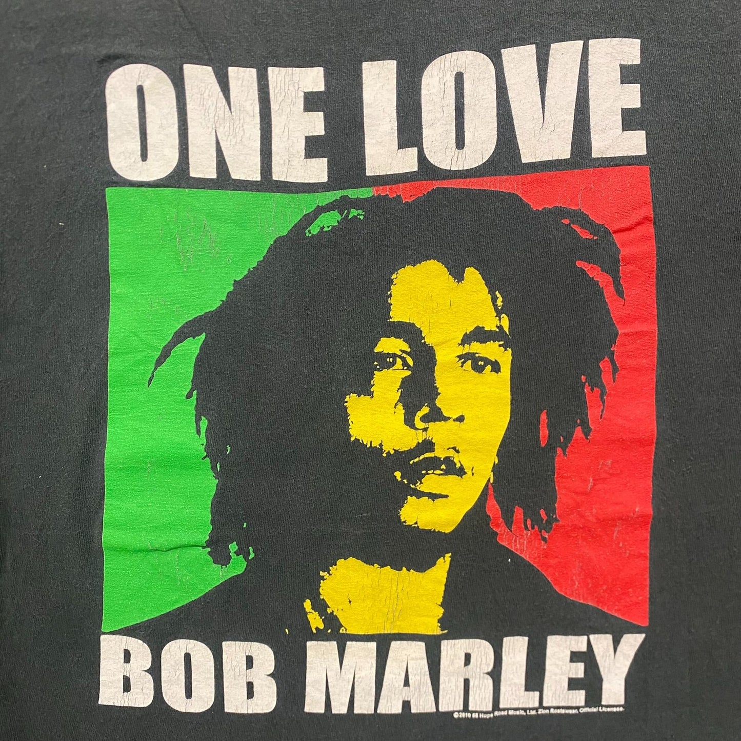 Vintage Y2K Bob Marley One Love Zion Essential Band T-Shirt