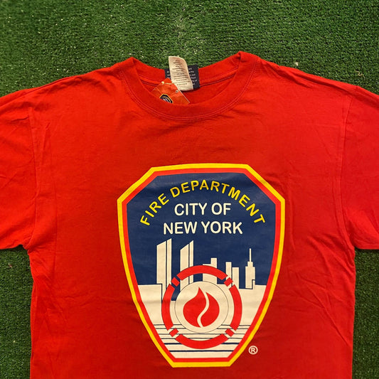 FDNY Fire Department New York Vintage Firefighter T-Shirt