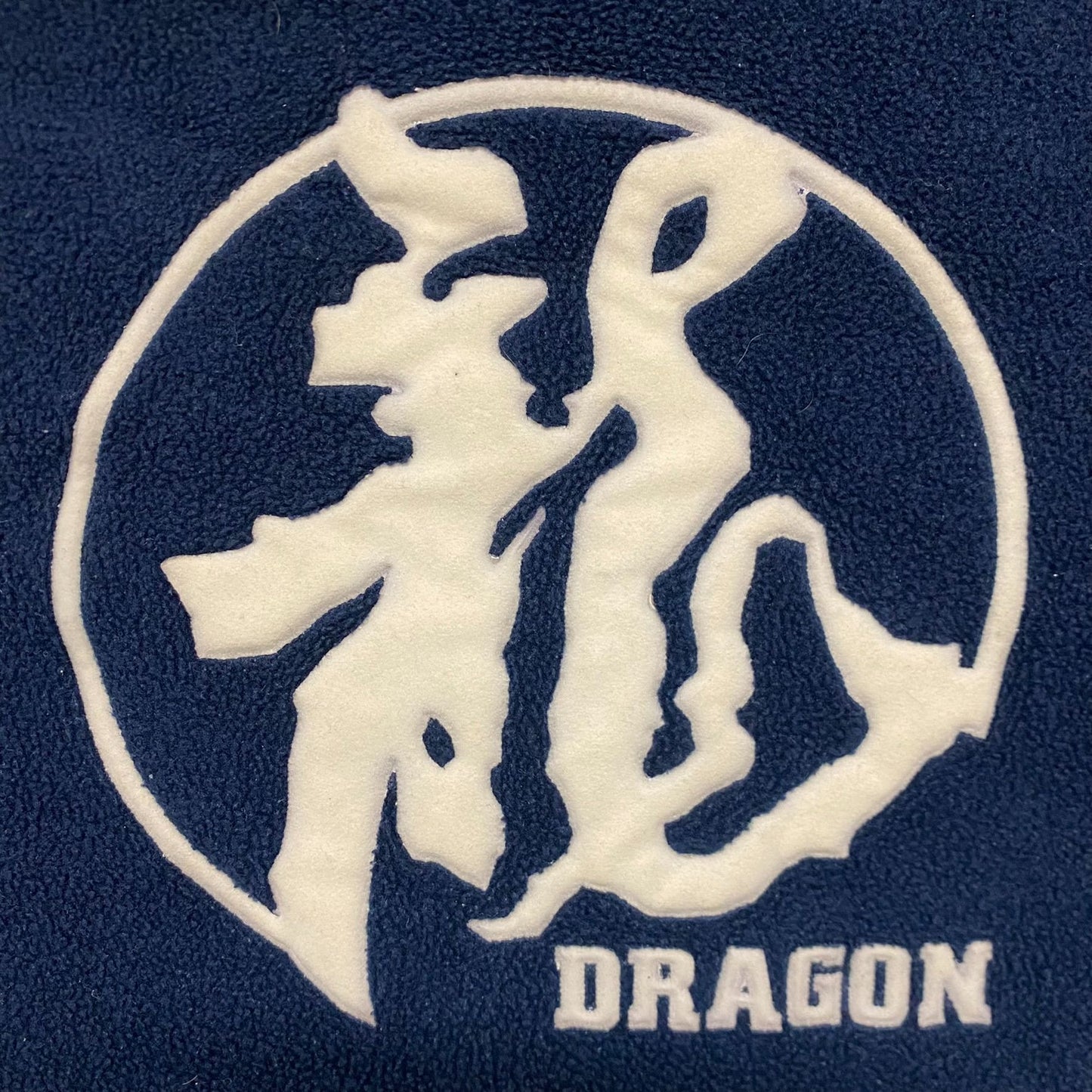 Vintage 90s Japan Dragon Baggy Essential Fleece Hoodie