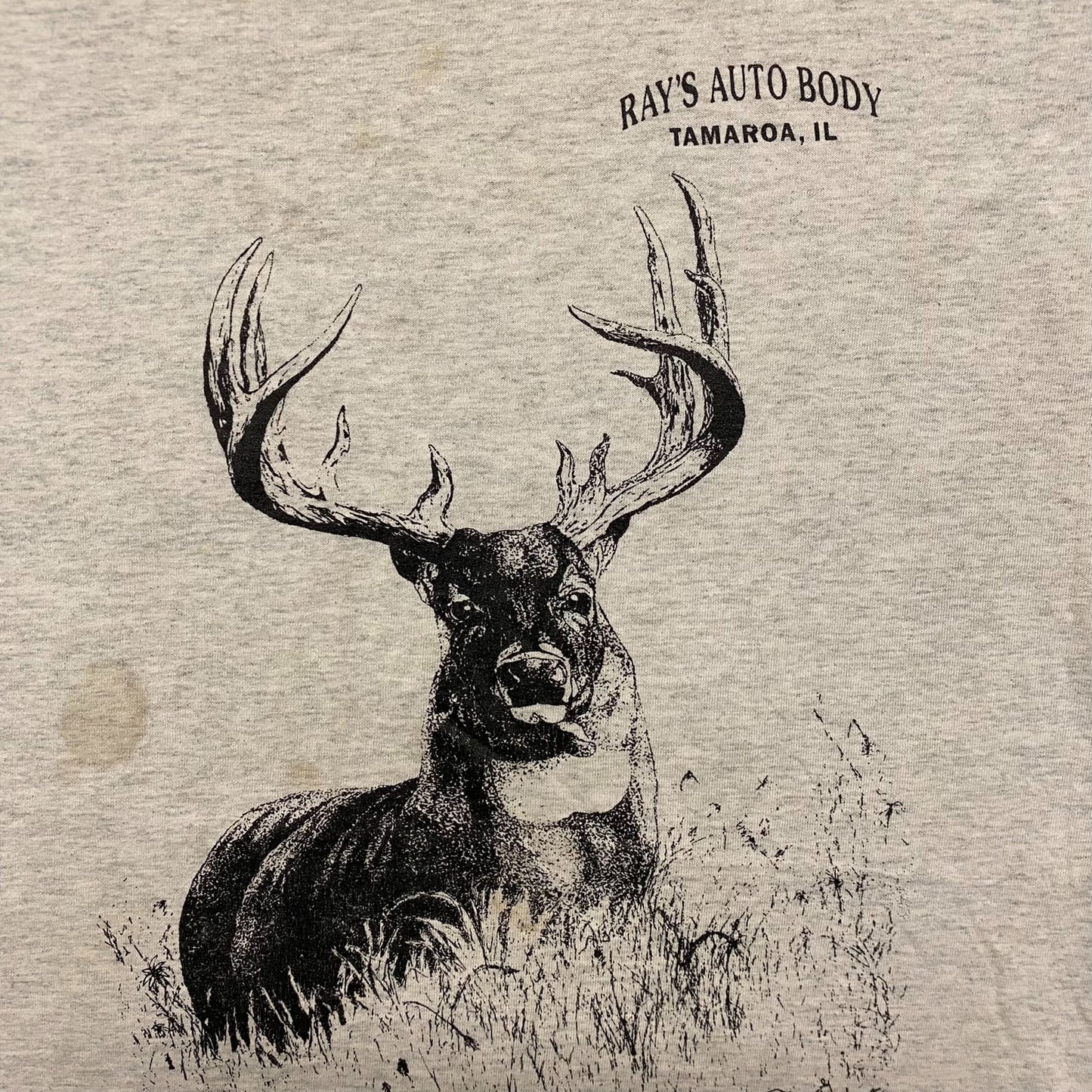 Vintage 90s Deer Nature Animal Artwork Single Stitch Tee