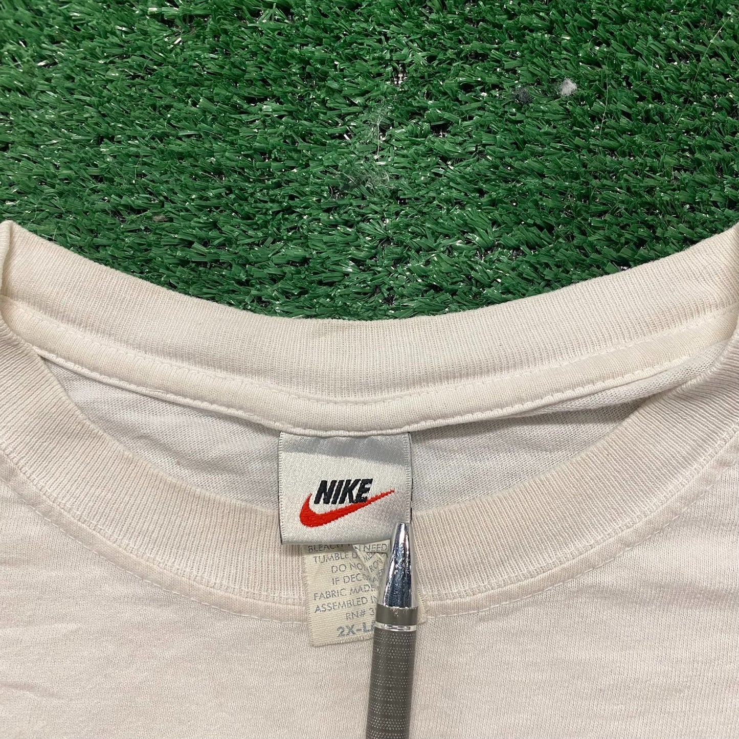 Vintage 90s Nike Logo Oregon Relay Race Running White Tee