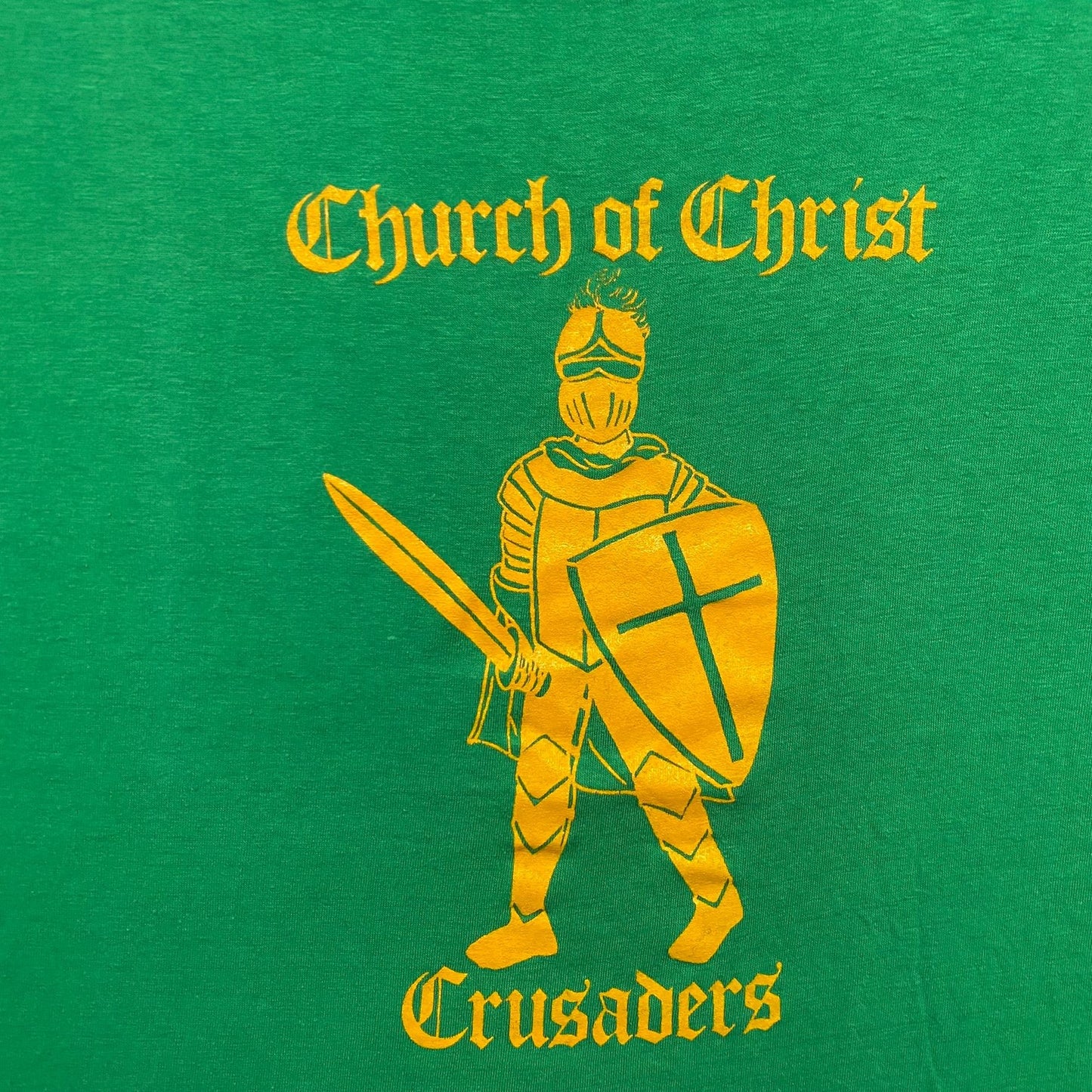 Vintage 80s Church Christ Crusaders Knight Single Stitch Tee