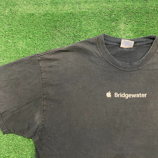 Vintage Y2K Apple Store Bridgewater Sun Faded Baggy Tech Tee