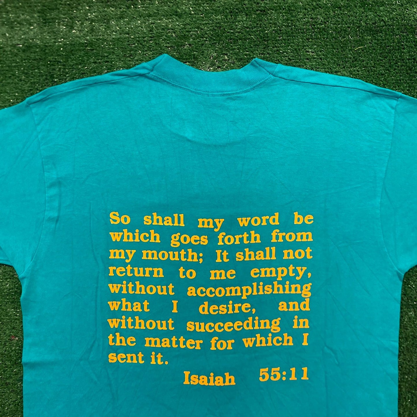 Biblical Scripture Cross Vintage 90s Religious T-Shirt