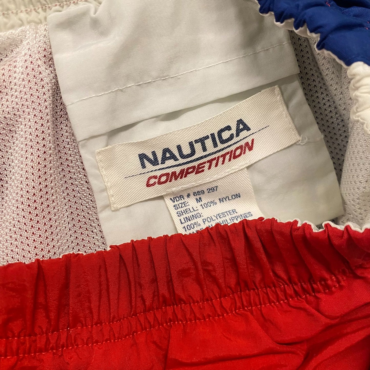 Nautica Competition Swimwear Striped Swim Trunks Shorts